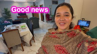 Good news | Sitara yaseen vlog