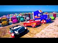 Cars McQueen Toys Dinoco Cruz Ramirez Police Fabulous Jackson Storm Monster Truck Disney Cars Racing
