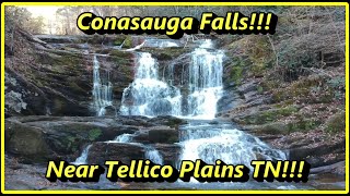 Conasauga Falls!!! Near Tellico Plains TN!!! Outdoor hiking and Adventures!!