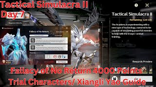 Tactical Simulacra II Fallacy of No Return 4000 Points Xiangli Yao Version Guide【Wuthering Waves1.4】