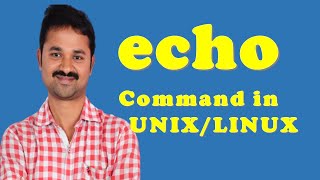 echo command || unix || linux || with options || examples || shell || scripting || programming