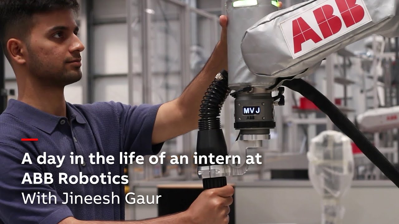 A Day In The Life Of An Intern At Abb Robotics Youtube