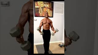 MEN BICEPS WORKOUT WITH DUMBBELL (grow skinny arms) #short
