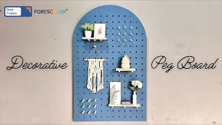 Decorative peg board buat ruanganmu lebih estetik by FORESCOLOR #aesthetic #homedecor #pegboard