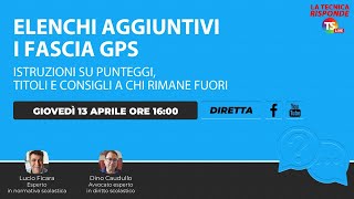 Elenchi aggiuntivi I fascia Gps: istruzioni su punteggi, titoli e consigli a chi rimane fuori