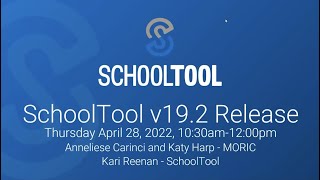 SchoolTool April 2022 Release Webinar