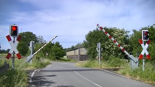 Spoorwegovergang Nordwalde (D) // Railroad crossing // Bahnübergang