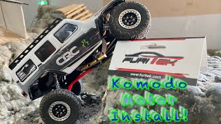 SCX24 Brushless Outrunner Motor Install! How To install the Furitek Komodo motor!