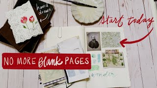 Tackle Blank Pages! Does a Blank Page Leave You Feeling Stuck? Let Me Help! #journaling