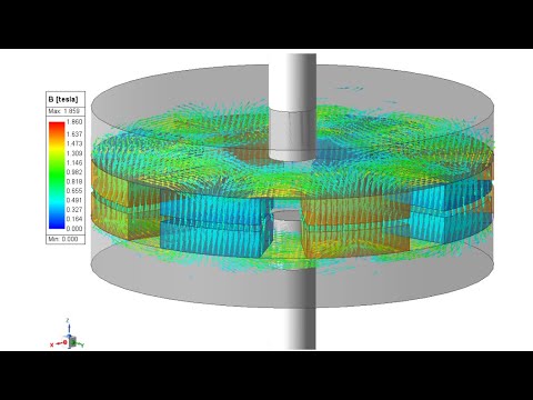 Magnetic Coupler: Ansys Maxwell Magnetostatic Torque Vs Angle - YouTube