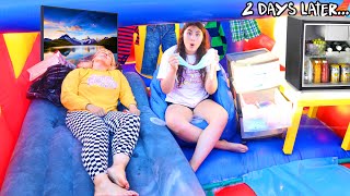 LIVING IN A BOUNCE HOUSE - Last to leave the bounce house!