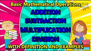 Detailed Explanation of Basic Mathematical Operations Addition Subtraction Multiplication Division