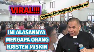 Pdt Yandi Manobe, INI ALASAN MENGAPA ORANG KRISTEN MISKIN,