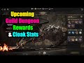 Night Crows Upcoming Guild Dungeon Rewards & Cloak Stats