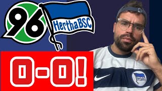 Hannover 96 - Hertha BSC 0-0 (0-0). Analyse \u0026 Spielernoten. 30 Minuten Überzahl! Reaktion? Fazit