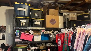 Decluttering and organizing my hoarder garages day 1