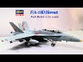 F-18D Hornet 1:72 scale Full build from Hasegawa