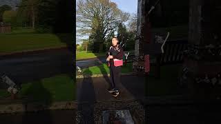 Bagpipes at Crichton Parkrun