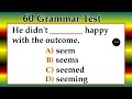 60 English Tenses Quiz | Verb Forms  v1 v2 v3 English | Conjugation Of Verbs | No.1 Quality English