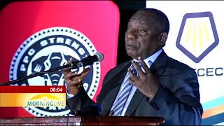 Ramaphosa address the SA Forum of Civil Engineering Contractors Gala Dinner