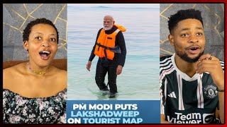 African Couple Reacts To Stunning Videos Of PM Narendra Modi In Lakshadweep