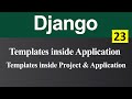 Templates inside Application in Django (Hindi)