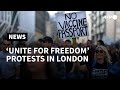 Protests in London against remaining UK Covid rules | AFP