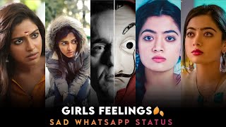 Girls sad whatsapp status || girls feelings whatsapp status || sad whatsapp status