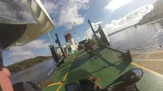 BOARDING THE FERRY AT TARBERT