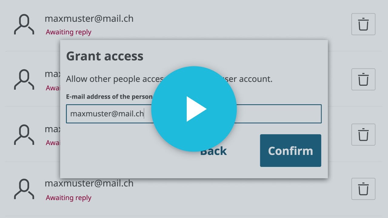Ebill Set Up Sharing Function Youtube