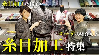 【糸目加工とは？】他にはないJOTARO SAITOならではの糸目加工のキモノや帯など個性的なアイテムをご紹介！