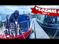 Surviving Storm Darragh on a narrowboat (the worst wind we've ever seen) | Vlogmas Day 7