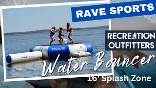 RAVE Sports Splash Zone 16 ft. Water Trampoline Park - Available At Recreation Outfitters