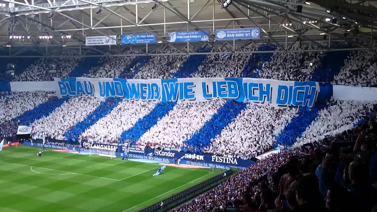 Schalke Choreo 5.2.15 S04:VFB - YouTube