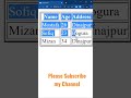 HTML table background color change || #tablebgcolor #shorts