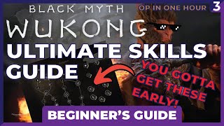 OP IN ONE HOUR - Black Myth: Wukong Complete Skill Guide for Beginners - Spend Points Wisely!