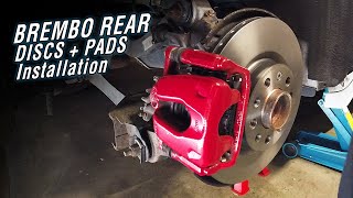 Alfa Romeo 159 rear brake discs and pads change