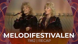 Melodifestivalen 1982 (Sweden) | RECAP