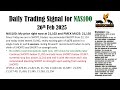 live gold crude nas100 trading signals nasdaq analysis for feb 26th 2025 crypto fever