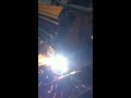 esab combirex cxd p3000 cnc plasma cutting test circle cutting.