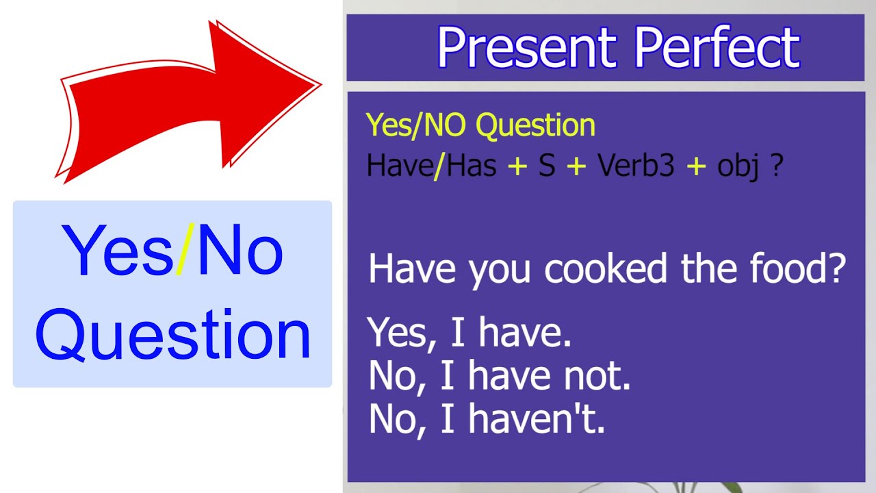 Yes/No Question | Present Perfect | EP03 - YouTube