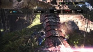 【MHW】イベント：森に潜む者達 弓 × 片手剣 3'53''31【導きのK.R】（片手剣視点）