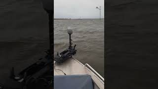 GPS якорь Sea -pro 65lb электромотор работа при сильном ветре.