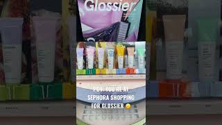 IS GLOSSIER WORTH THE HYPE?! 👀🤔 #shorts #glossier #viralmakeup