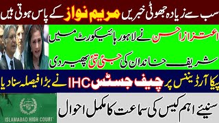 Maryam Nawaz has the most fake news? Aitzaz Ahsan revealed in Lahore High Court. PECA ordinance 2022