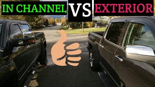 In Channel VS Exterior AVS Window Visors