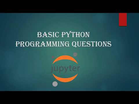 Python Basic Programming Questions - YouTube