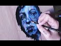 🌨️ Acrylic Painting Portrait Time Lapse 🌨️