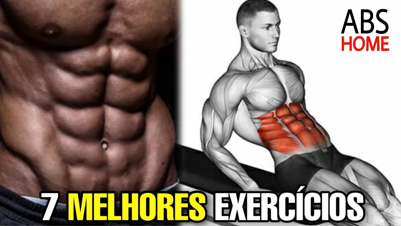 7 MELHORES EXERCÍCIOS PARA TRINCAR O Abdômen - Da Para Fazer Em Casa ...