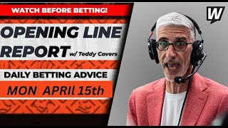 MLB Best Bets & Line Moves | NBA Playoffs Odds, Picks & Series Prices (4/15 Opening Line Report)